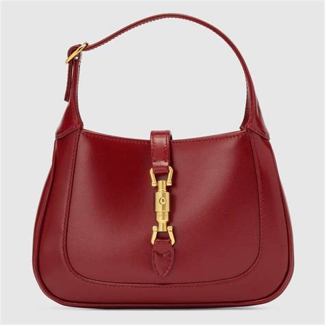 red gucci jackie small|gucci mini jackie silhouette.